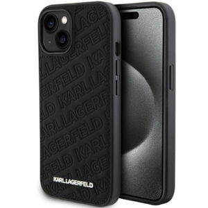 Karl Lagerfeld dėklas iPhone 15 Plus/14 Plus – juodas