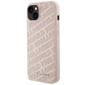 Karl Lagerfeld dėklas iPhone 15 Plus/14 Plus – rožinis