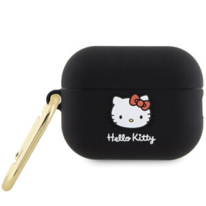 Hello Kitty silikoninis dėklas AirPods Pro 2 – juodas