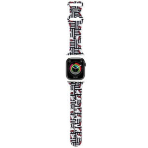 „Hello Kitty“ silikoninės galvutės ir juostelių dirželis, skirtas „Apple Watch“ 38/40/41 mm – juodas