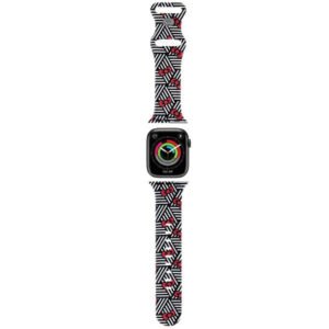 Hello Kitty silikoniniai lankeliai ir juostelės, skirtos Apple Watch 38/40/41mm – juodas