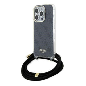 Guess Crossbody dėklas iPhone 15 Pro – juodas
