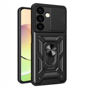 Hybrid Armor Camshield dėklas Samsung Galaxy S24+ – juodas