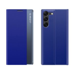Dėklas Samsung Galaxy S24+ su atverčiamu dangteliu – mėlynas