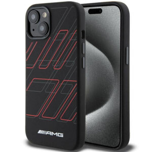 AMG MagSafe dėklas iPhone 15 Plus / 14 Plus – juodas