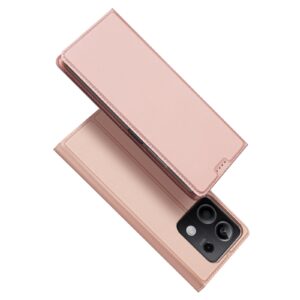 Dux Ducis Skin Pro atverčiamas dėklas Xiaomi Redmi Note 13 5G – rožinis