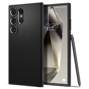 Spigen Liquid Air dėklas Samsung Galaxy S24 Ultra – juodas