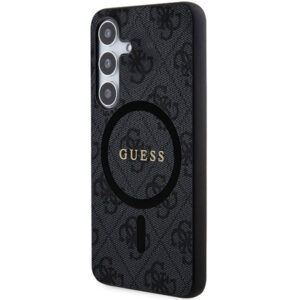 Guess MagSafe dėklas Samsung Galaxy S24 – juodas