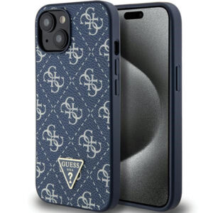Guess 4G dėklas iPhone 15 Plus / 14 Plus – mėlynas