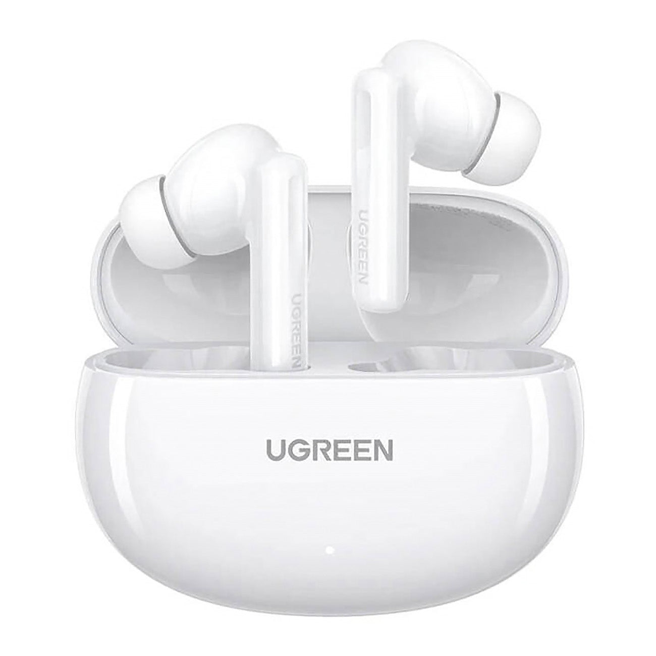 Ugreen HiTune T6 belaidės ausinės su ANC funkcija + USB-A – USB-C laidas – baltos -- Headphones