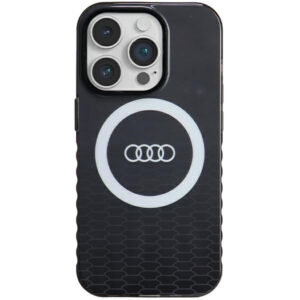 Audi MagSafe dėklas iPhone 14 Pro – juodas