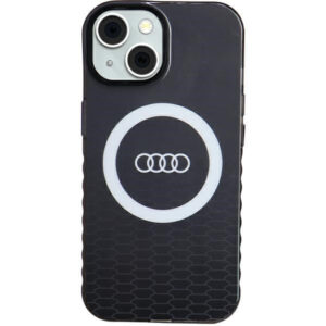 Audi MagSafe dėklas iPhone 15/14/13 – juodas