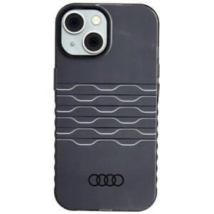 Audi MagSafe dėklas iPhone 15/14/13 6.1 – juodas