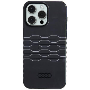 Audi MagSafe dėklas iPhone 15 Pro Max – juodas