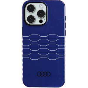 Audi IML MagSafe dėklas iPhone 15 Pro Max – mėlynas