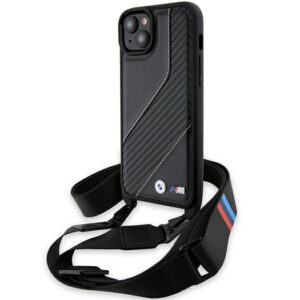 BMW M Edition dėklas iPhone 15 Plus/14 Plus – juodas