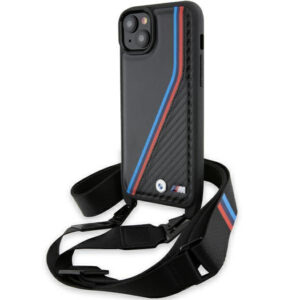 BMW M Edition dėklas iPhone 15 Plus/14 Plus – juodas