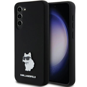 Karl Lagerfeld silikoninis dėklas Galaxy S23+ – juodas