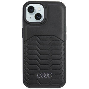 Audi MagSafe dėklas iPhone 15/14/13 – juodas