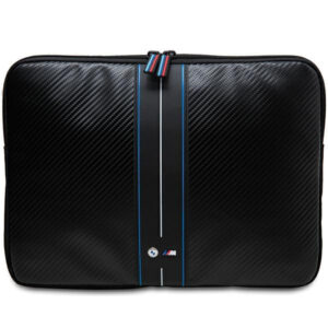 BMW Carbon & Blue Stripe dėklas 14" nešiojamam kompiuteriui - juodas -- Laptop Bags