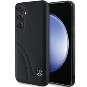 Mercedes-Benz odinis dėklas Samsung Galaxy S24 – juodas