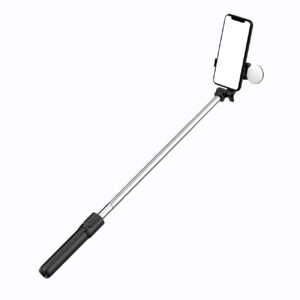 Asmenukių lazda WR1YXS teleskopinis trikojis 0,71m su apvalia lempa - juoda -- Selfie Sticks & Tripods