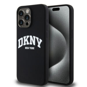 DKNY MagSafe dėklas iPhone 13 Pro Max – juodas