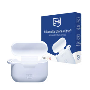 3mk silicio „AirPods“ dėklas, skirtas „AirPods Pro“ / „AirPods Pro 2“ – baltas -- Cell phone cases and covers