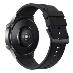 Silikoninis dirželis, skirtas Huawei Watch GT 2 / 3 / 4 / 2 Pro / 3 Pro / 4 Pro / GT 2e - juodas -- Huawei Watch GT 2