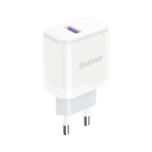 Dudao A20EU USB-A 18W tinklo įkroviklis - baltas