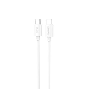 Dudao L4C USB-C / USB-C 30W 2m laidas - baltas