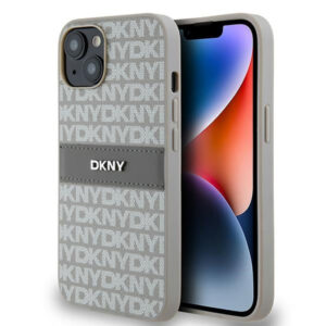 DKNY dėklas iPhone 15/14/13 6,1" – smėlinis