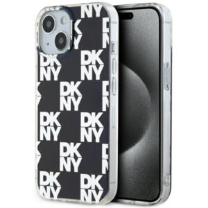 DKNY dėklas iPhone 15 Plus / 14 Plus – juodas