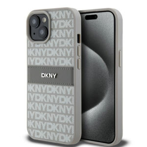 DKNY dėklas iPhone 15/14/13 6,1" – smėlinis