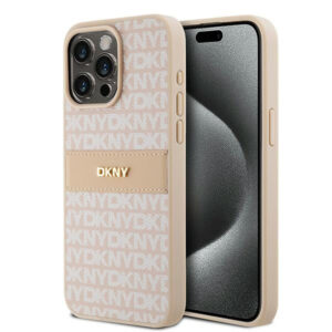 DKNY eko odos dėklas iPhone 15 Pro Max – rožinis
