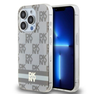 DKNY MagSafe dėklas iPhone 13/13 Pro – smėlio