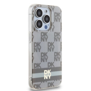 DKNY MagSafe dėklas iPhone 15 Pro – smėlinis