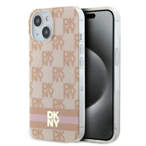 DKNY MagSafe dėklas iPhone 15/14/13 – rožinis