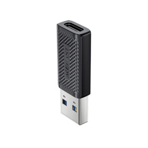 Acefast J2 USB-C 3.0 (moteriškas) į USB-A 3.0 (vyriškas) 5Gb/s adapteris – juodas