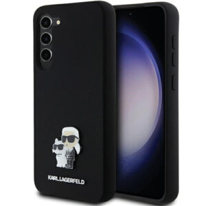Karl Lagerfeld silikoninis dėklas Galaxy S24+ – juodas