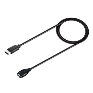 Magnetinis įkroviklis Garmin išmaniesiems laikrodžiams su USB-C - juodas