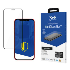 9H 3mk HardGlass Max™ stiklas, skirtas iPhone 12 Pro Max -- iPhone 12 Pro Max