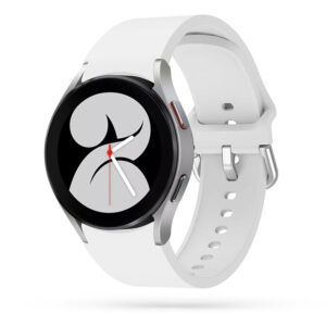 Tech-Protect IconBand, skirta Samsung Galaxy Watch 4 / 5 / 5 Pro / 6 / 7 / FE - balta -- Samsung Galaxy Watch 4