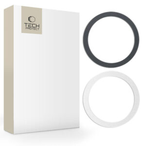 Tech-Protect MagMat MagSafe žiedai (2 vnt.) – juoda/sidabrinė -- Others