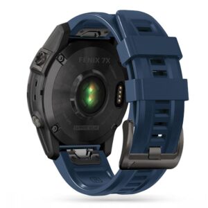 Tech-Protect IconBand, skirta Garmin Fenix ​​5 / 6 / 6 Pro / 7 - tamsiai mėlyna -- Watch Straps