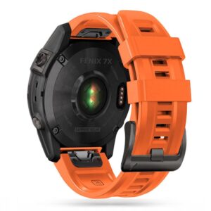 Tech-Protect IconBand, skirta Garmin Fenix ​​3 / 5X / 3HR / 5X Plus / 6X / 6X Pro / 7X - oranžinė -- Watch Straps