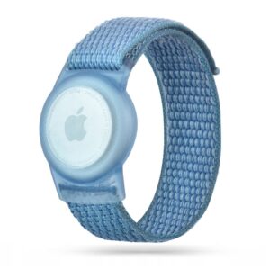 Tech-Protect nailoninis dirželis vaikams skirtas Apple AirTag – mėlynas -- Other phone accessories
