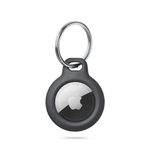 Tech-Protect Rough AirTag dėklas su karabinu – juodas -- Apple AirTag