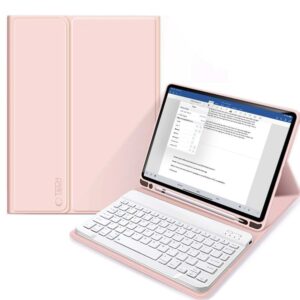 Tech-Protect SC Pen dėklas su klaviatūra iPad 10.9 (2022) – rožinis -- iPad 10.9" (2022)