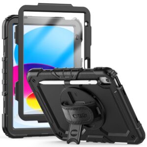 Tech-Protect Solid360 dėklas iPad 10.9" 2022 – juodas -- iPad 10.9" (2022)